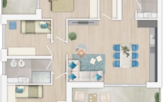 QUADRILOCALE con terrazza CLASSE A+