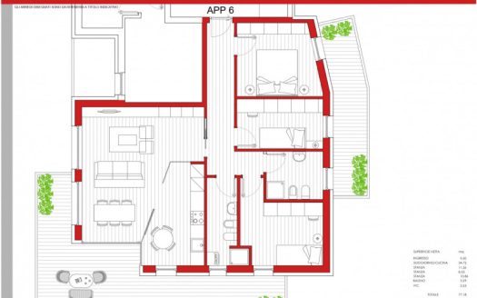 Appartamento tricamere in condominio nuovo
