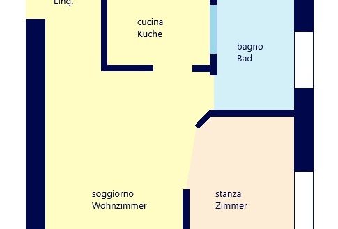 Bilocale con cucinino