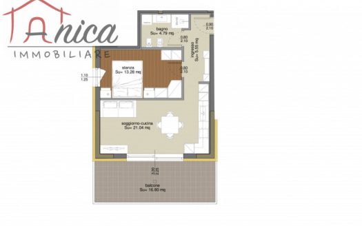 ZONA CLARINA – APPARTAMENTO BILOCALE NUOVO