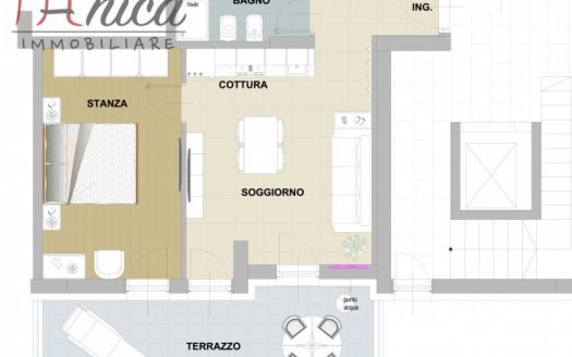 TRENTO NORD – APPARTAMENTO BILOCALE AL PIANO TERRA