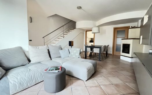 Moderno terra cielo con ampia area esterna