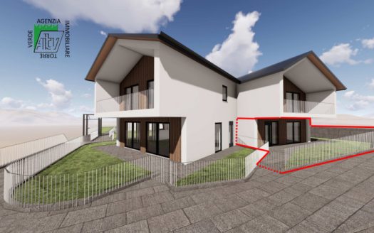 Predaia fraz. Segno, appartamento con giardino e 2 stanze matrimoniali