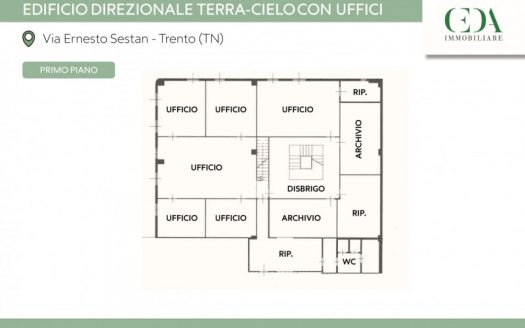 GRANDE UFFICIO AL PRIMO PIANO – TRENTO NORD