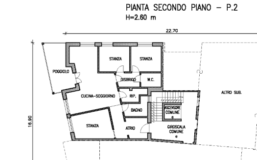 Quadrilocale con terrazza a Salorno