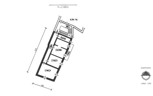 Levico, bicamere in zona centralissima