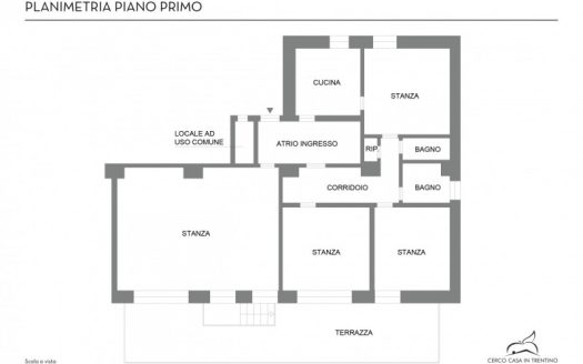 Ampio pentalocale con terrazzo