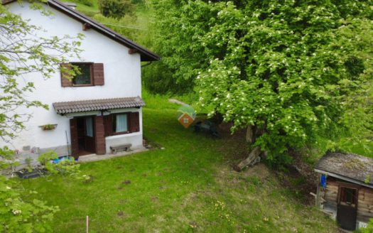 porzione di casa bifamiliare con 1.500mq di terreno