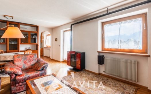Trilocale con giardino a Ville di Fiemme