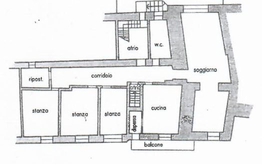 In centro ad Albiano casa a schiera con due garage e grande potenziale